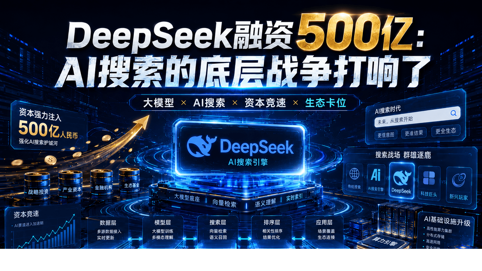 DeepSeek融资500亿：AI搜索的底层战争打响了